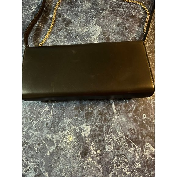 Giuseppe Zanotti Nola Notch Front Wallet Black/Gold $950 - Picture 3 of 5